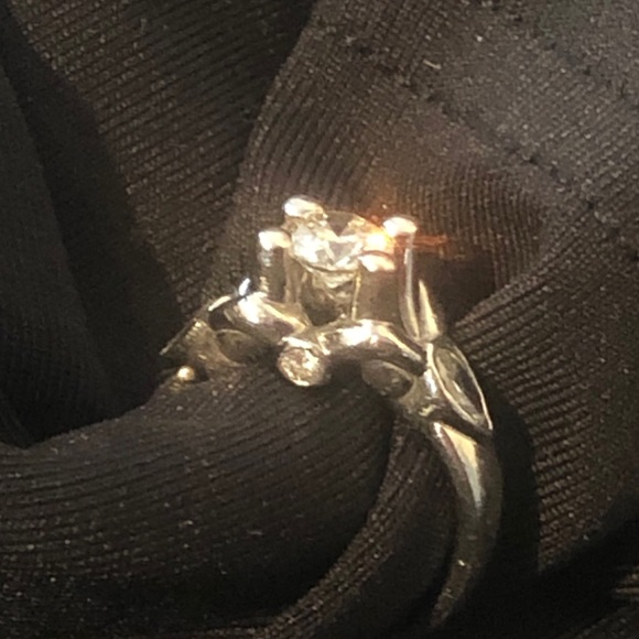 Verragio Platinum EGL cert Diamond Engagement Ring - Picture 7 of 16